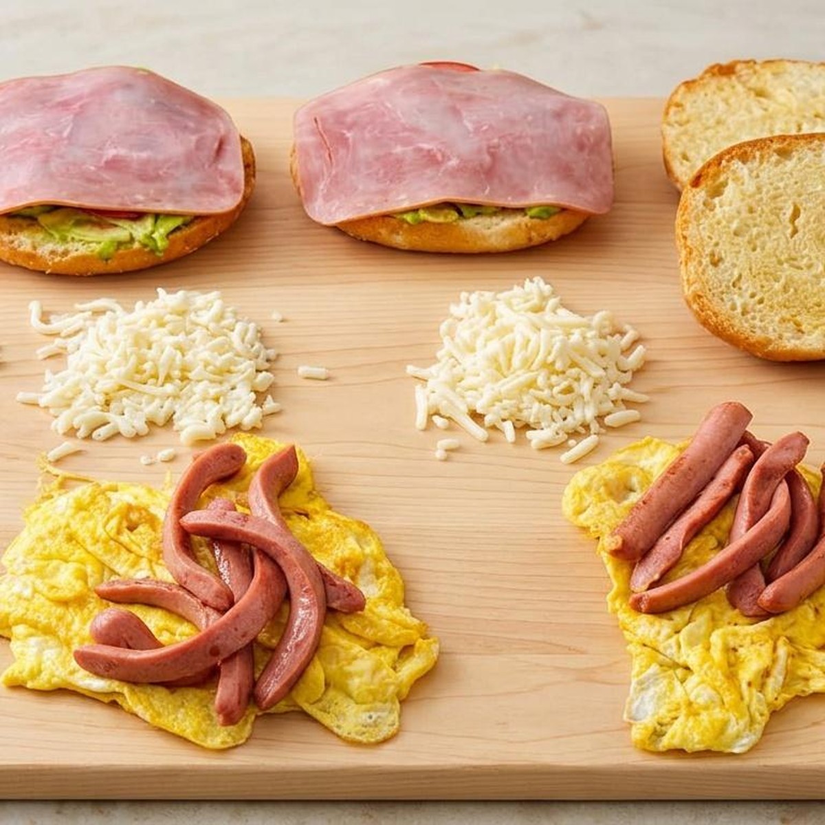 Combinado con queso torta